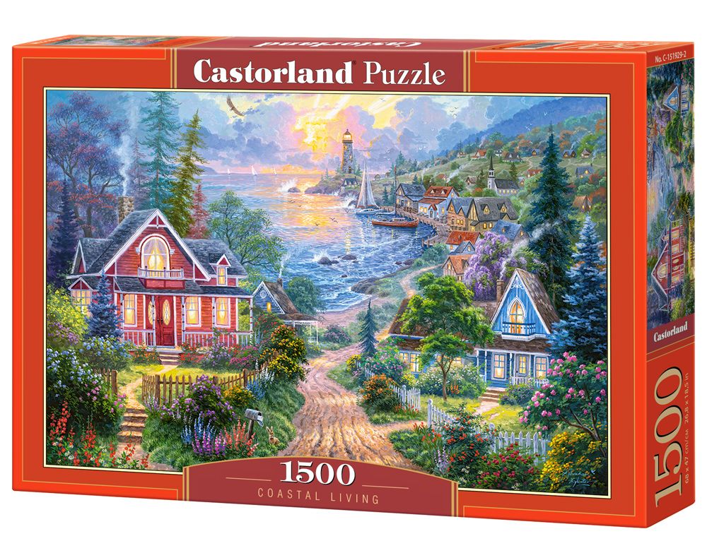 Castorland - Puzzle 1500 dílků - Pobřežní život art. 151929