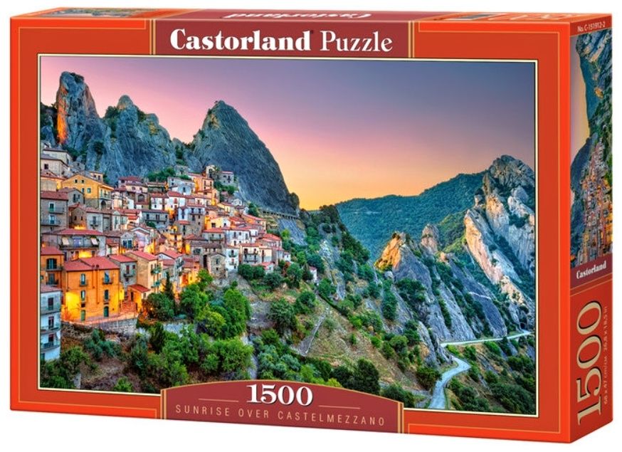 Castorland Puzzle 1500 dílků Východ slunce nad Castelmezzano 151912
