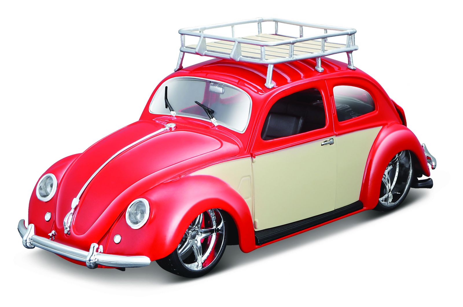 Maisto - auto 1:18 Design - Volkswagen Beetle 1951 - červené