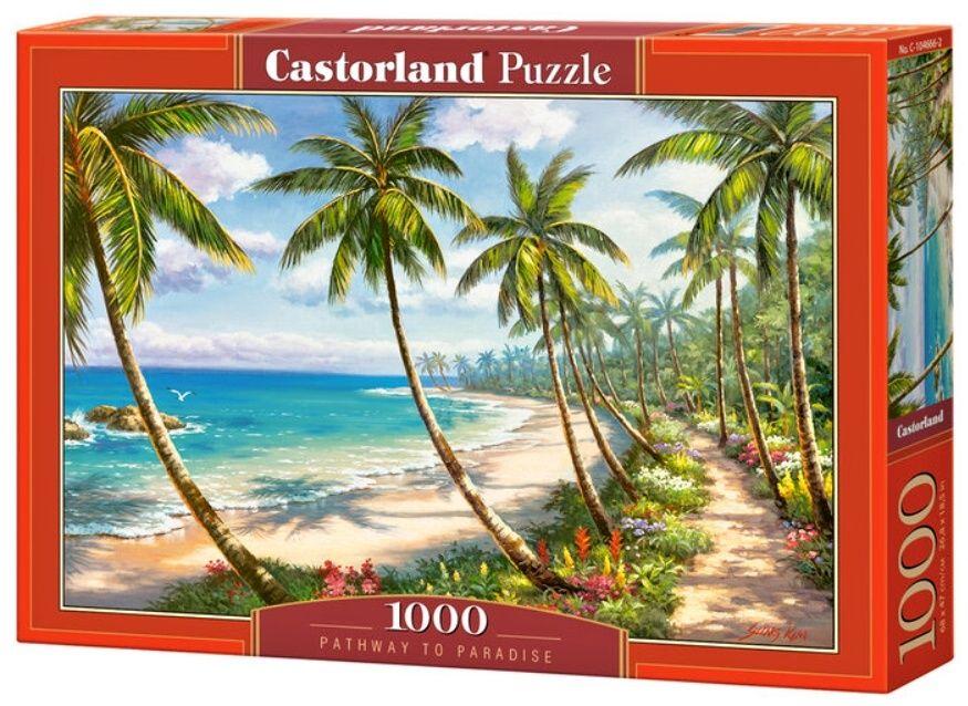 Puzzle Castorland 1000 dílků - Cesta do ráje 104666