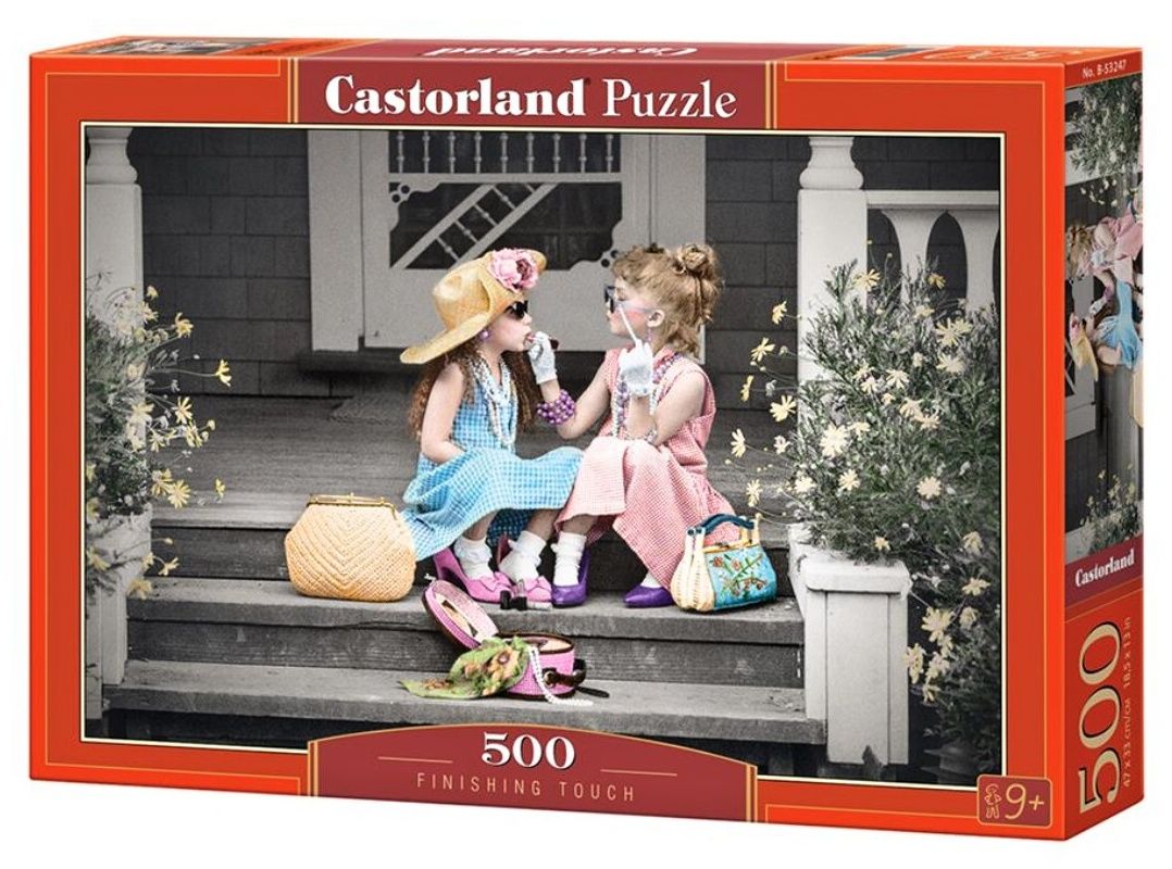 Puzzle Castorland 500 dílků - Holčičky na schodech 53247