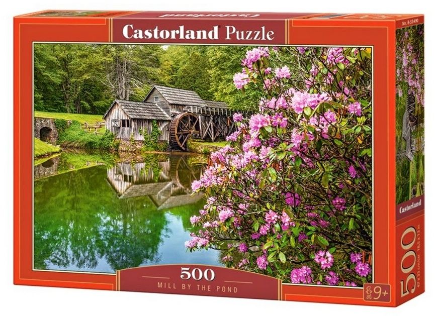 Puzzle Castorland 500 dílků - Mlýn u rybníka 53490
