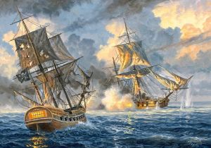 Puzzle Castorland 500 dílků - Námořní bitva 53483