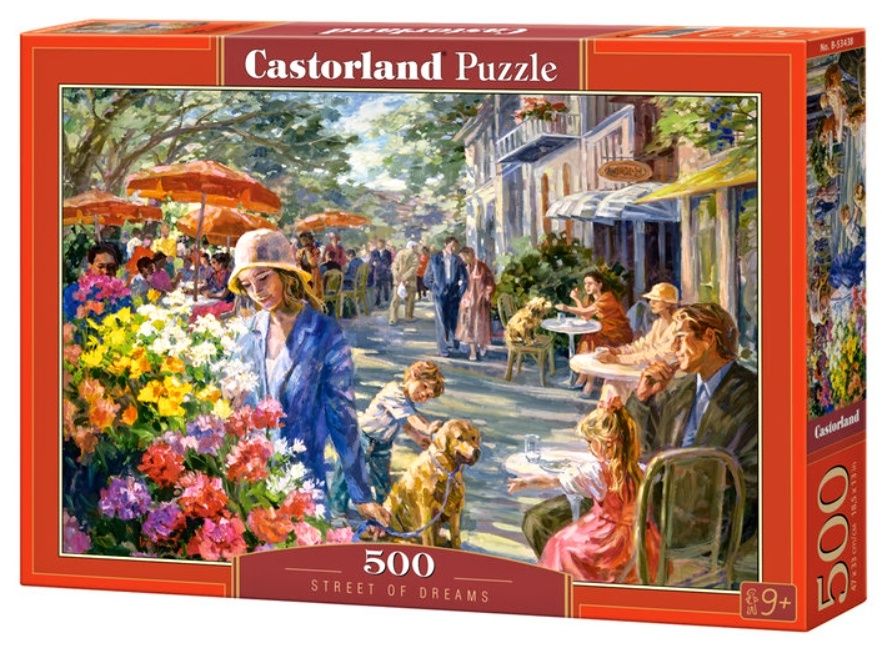 Puzzle Castorland 500 dílků - Street of Dreams 53438