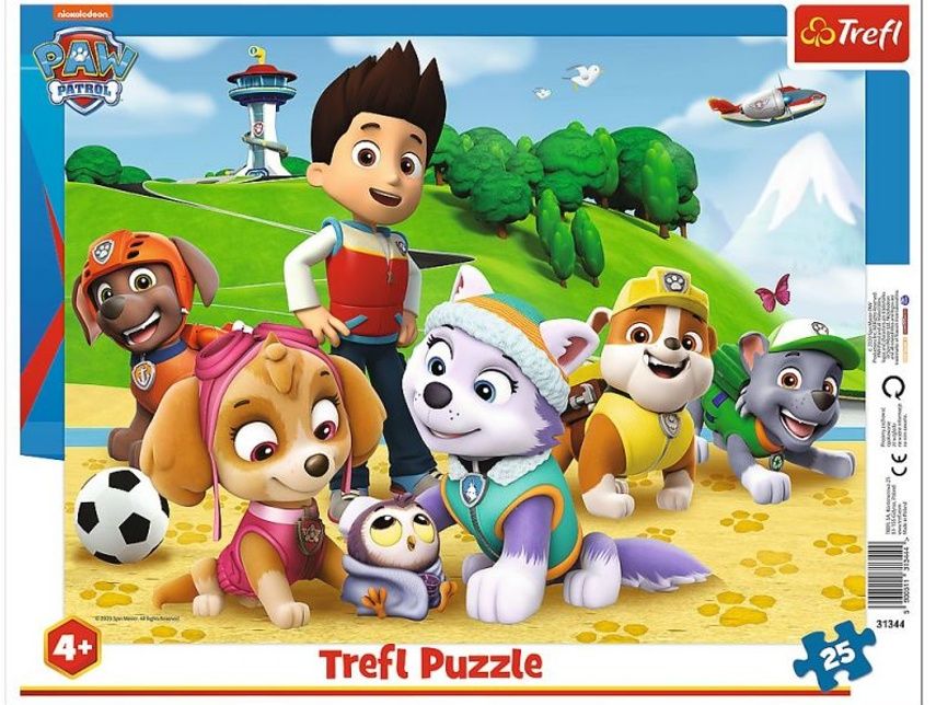 Trefl puzzle rámkové 25 dílků - Paw Patrol 31344