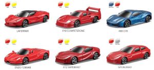 Autíčko Maisto Ferrari Evolution 2,75´´ Ferrari F40 Competezione - žluté