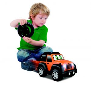 Bburago - RC auto Jeep Wrangler na dálkové ovládání - oranžový