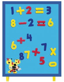 Diakakis - magnetická tabule s číslicemi 35 x 23 cm - Mickey Mouse
