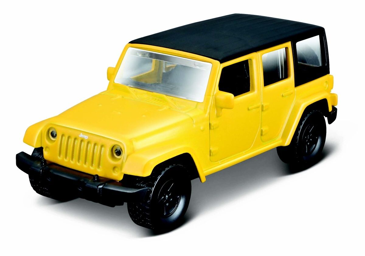 Maisto 21001 PR Jeep Wrangler Unlimited 2015 - žlutá barva