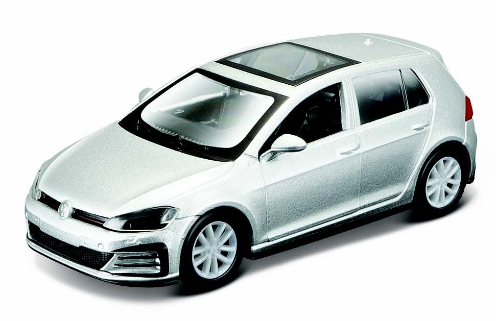 Maisto 21001 PR Volkswagen Golf GTi 2017 - stříbrná metalíza