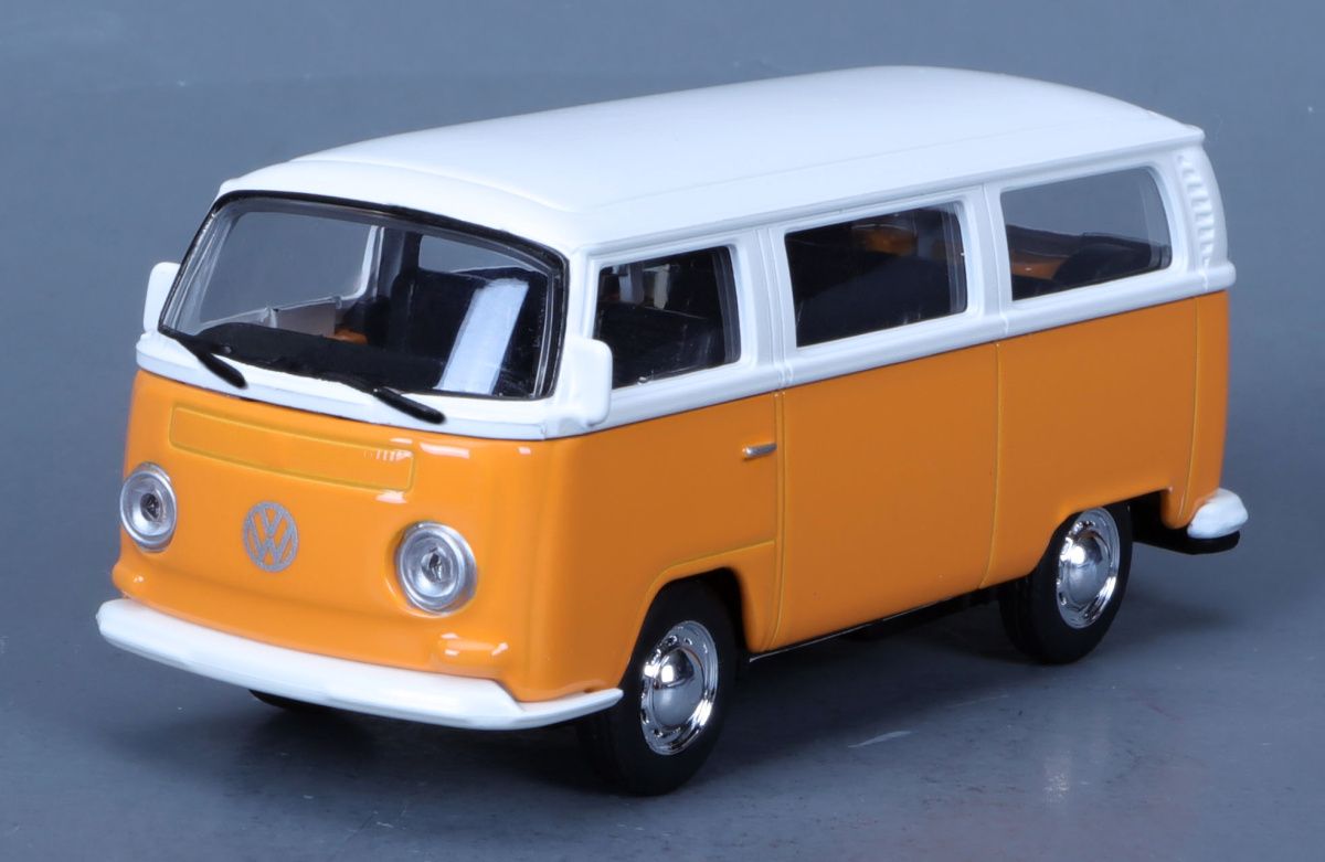 Maisto 21001 PR Volkswagen T2 Type 2 bus - oranžová barva