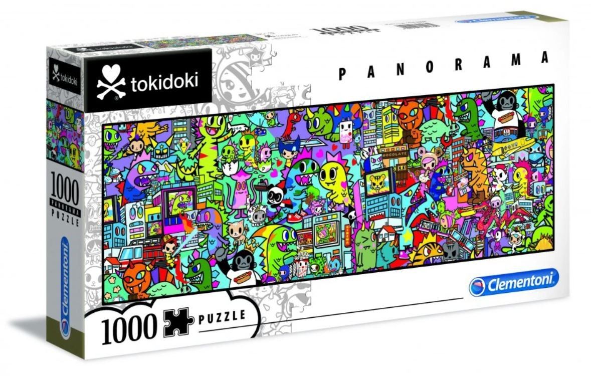 Puzzle Clementoni 1000 dílků panorama - Tokidoki 39568