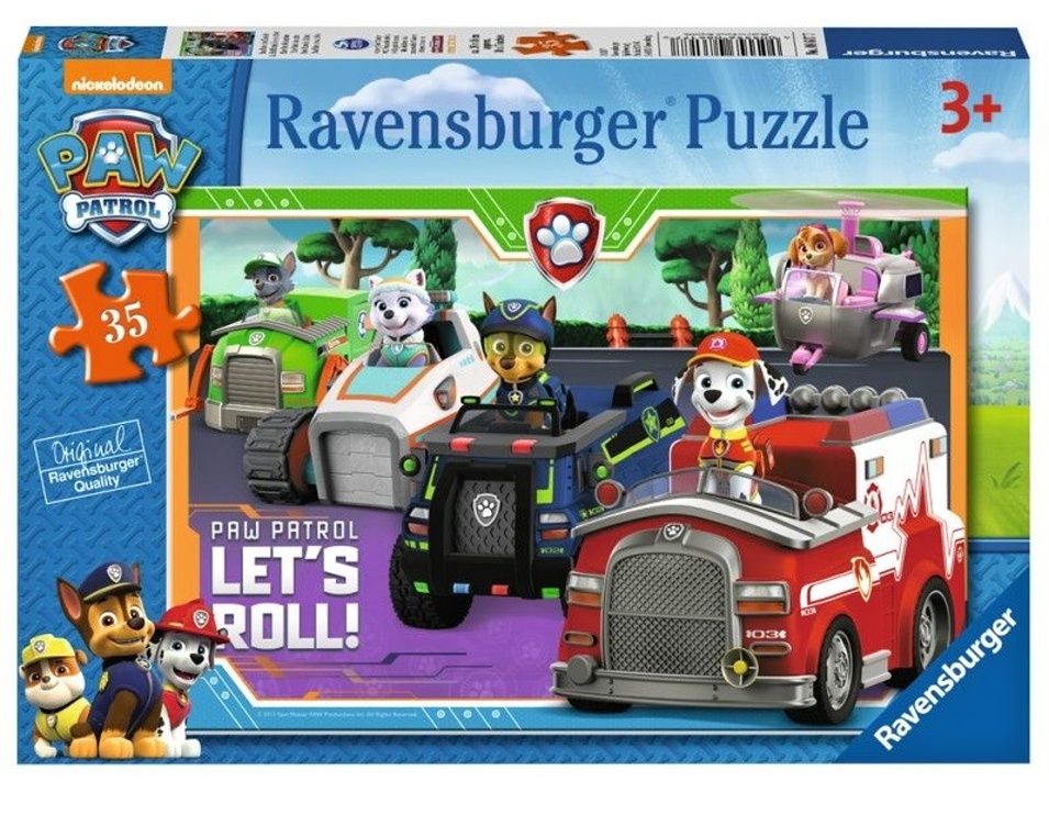 Puzzle Ravensburger 35 dílků - Paw Patrol - Tlapková patrola 086177