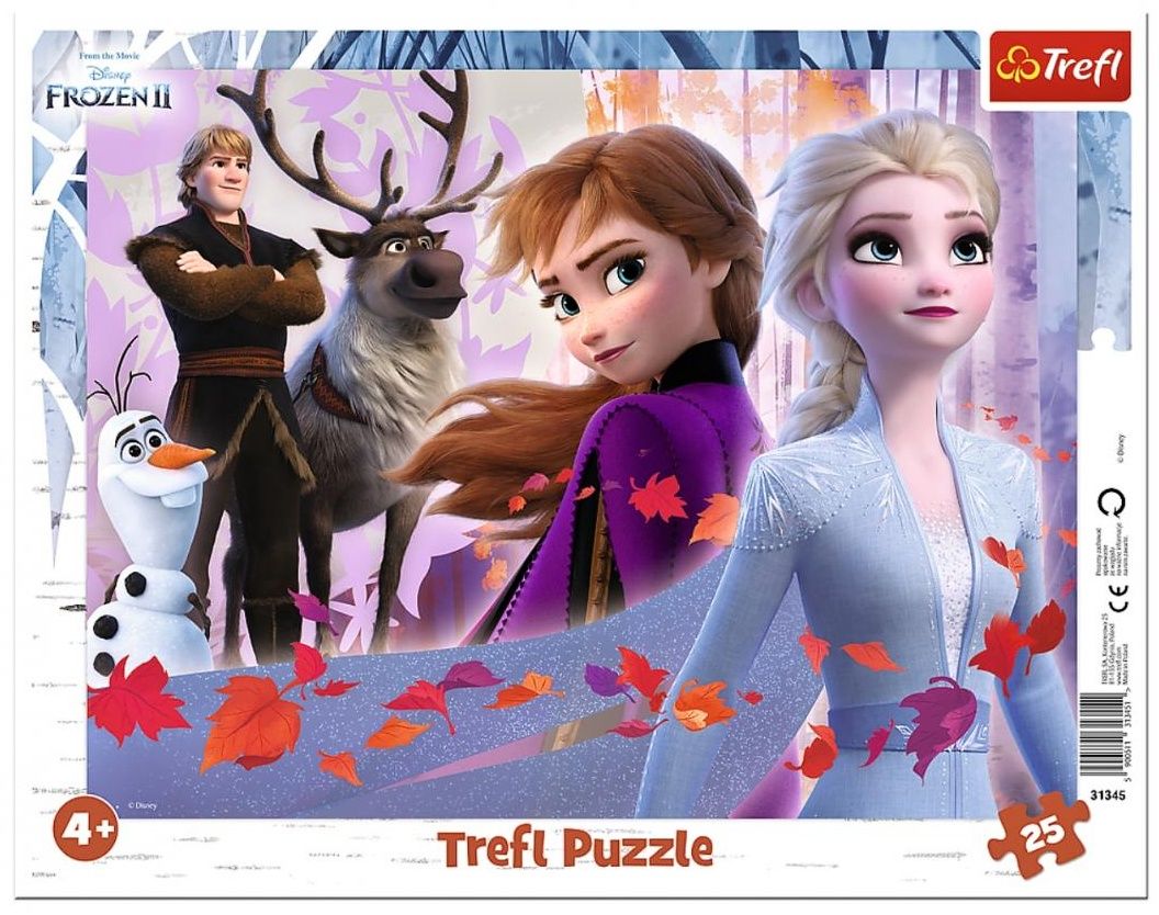 Trefl puzzle rámkové 25 dílků - Frozen II 31345