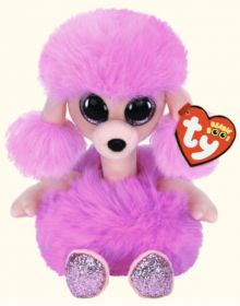 TY Beanie Boos - Camilla - fialový pudlík  s dlouhým krkem  36383 - 15 cm plyšák