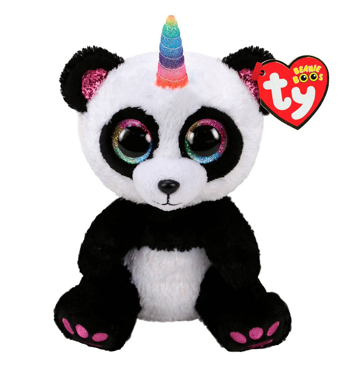 TY Beanie Boos - Paris - panda s rohem 36307- 15 cm plyšák