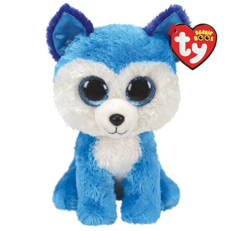 TY Beanie Boos - Prince - modrý husky 36474 - 24 cm plyšák