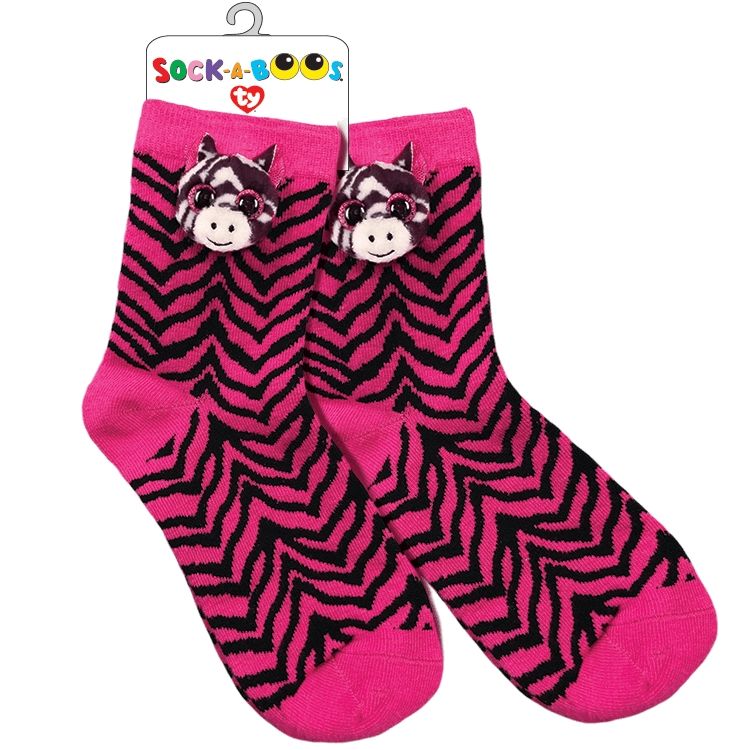 TY Fashion - ponožky : zebra ZOE - 95809