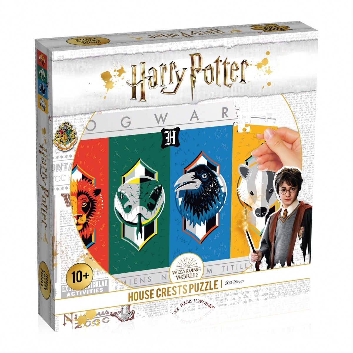 Winning Moves - puzzle 500 dílků - Harry Potter - House Crest 39574