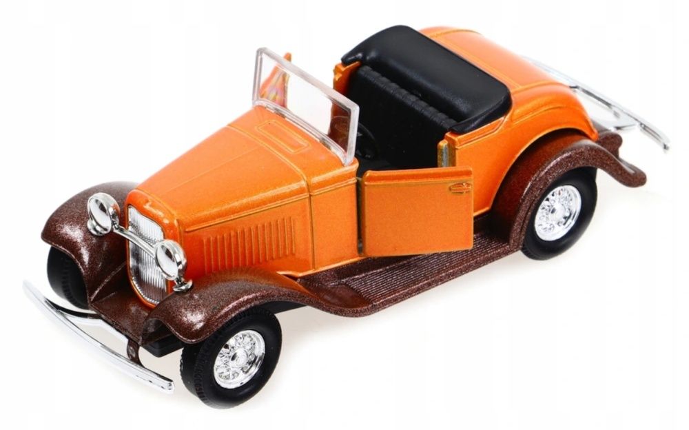 Welly - auto Old Timer - Ford Roadster 1932 cabrio - oranžovo hnědá barva