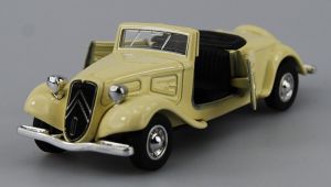 Welly - auto Old Timer - Citroën 11B Traction Avant 1939 cabrio - béžová barva