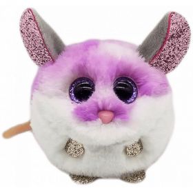 Plyšák TY - Puffies - plyšová zvířátka ve tvaru kuličky  - fialová myška  Colby  10 cm  42505   