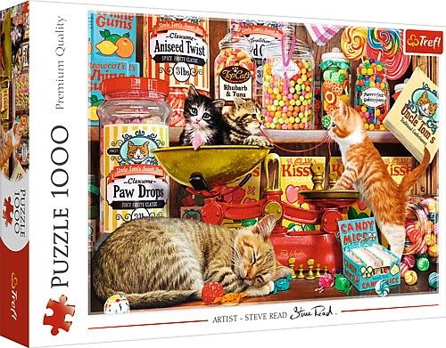 Puzzle Trefl 1000 dílků - Kočičí sladkosti 10630