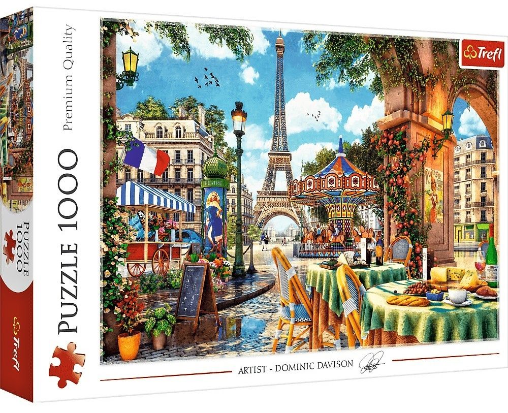 Puzzle Trefl 1000 dílků - Pařížské ráno 10622