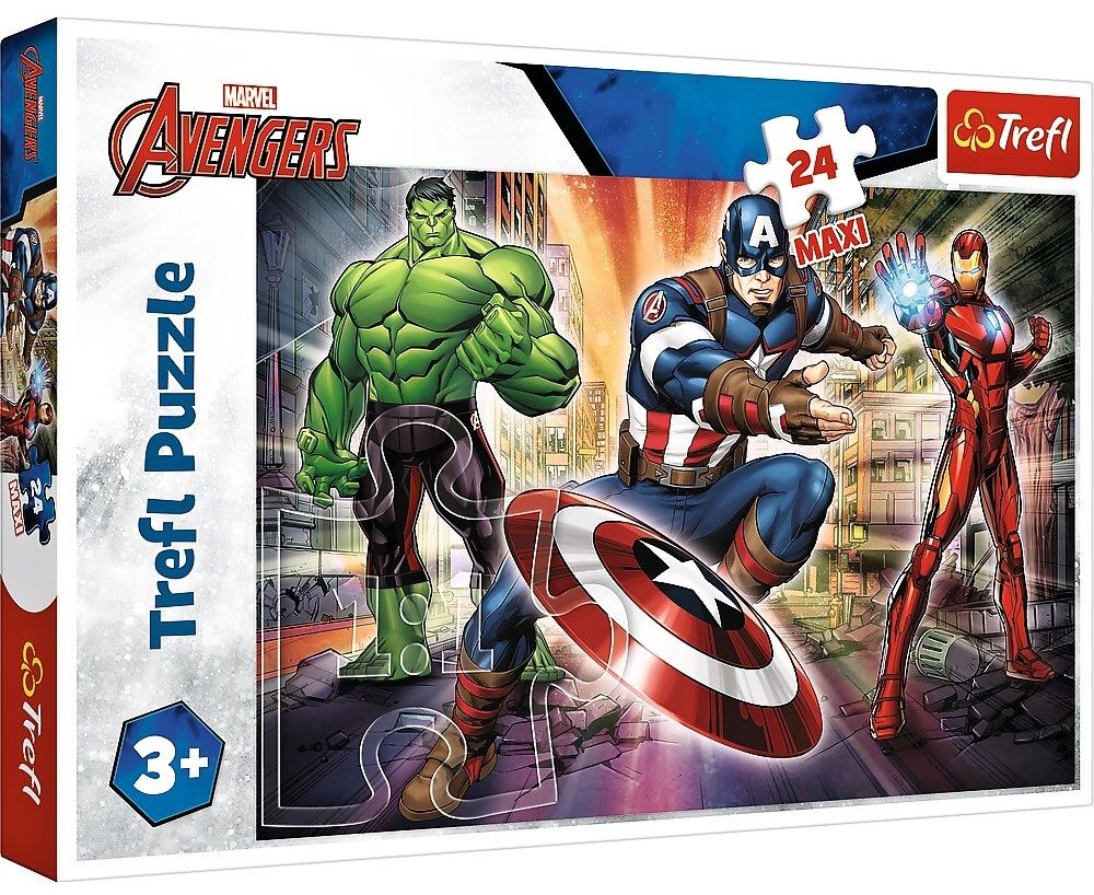 Trefl Puzzle Maxi 24 dílků - Ve světě Avengers 14321