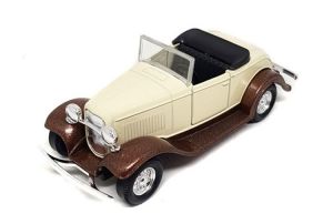 auto Welly - 1932 Ford Roadster - bežovo-hnědá  barva