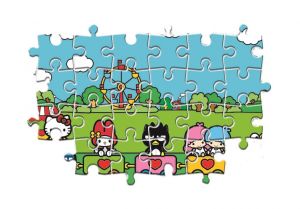 Clementoni puzzle 104 dílků MAXI - Hello Kitty 23742