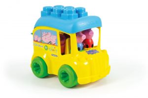Clemmy baby Peppa Pig školní autobus Clementoni