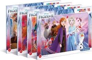 Deskové puzzle Clementoni - 15 dílků - Frozen 2 - 22235d