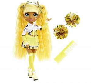 MGA Rainbow - panenka roztleskávačka - Sunny Madison - žlutá