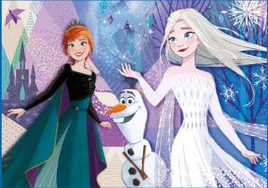Puzzle Clementoni - 104 dílků Jewels - Frozen II 20182
