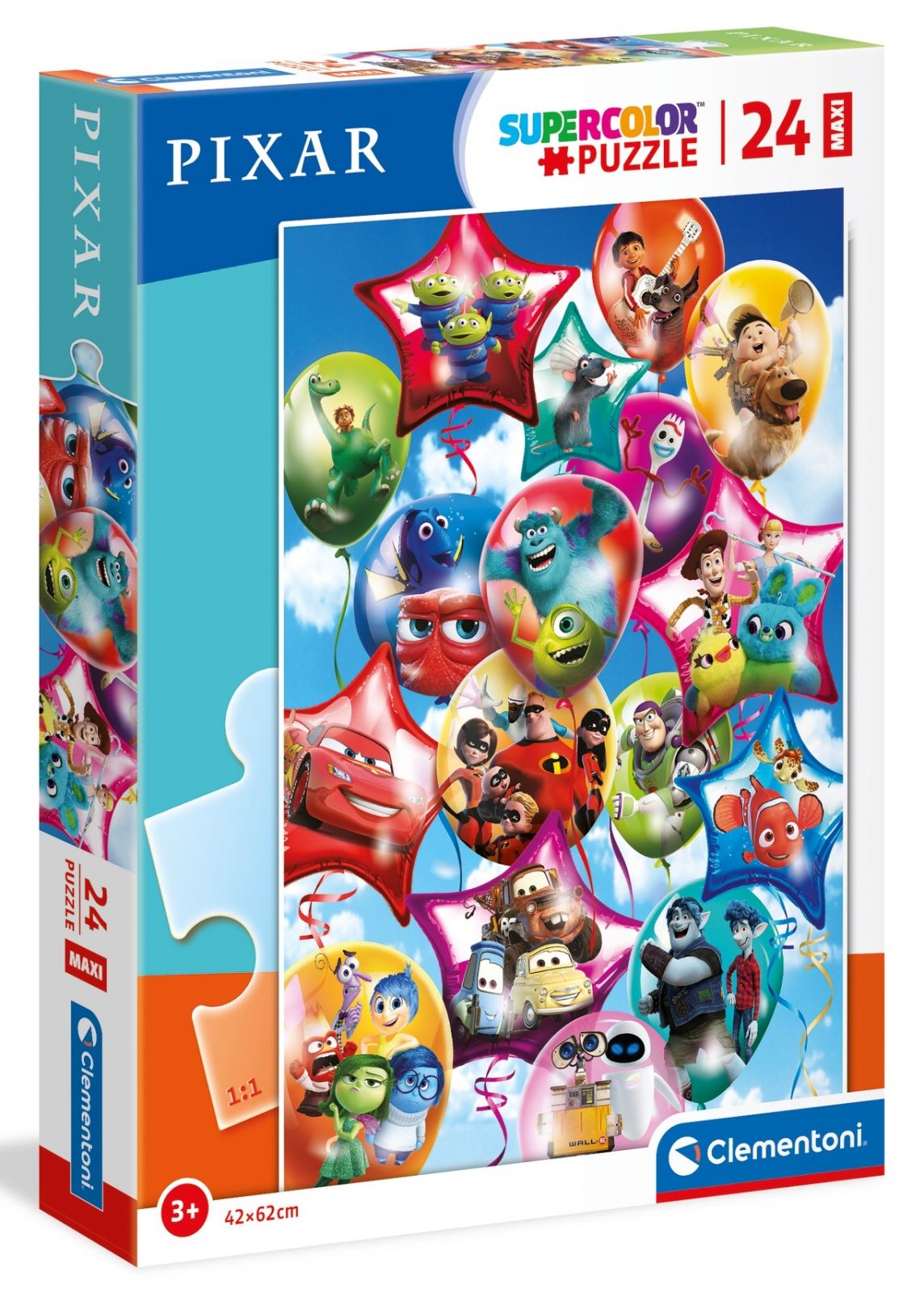 Puzzle Clementoni 24 dílků Maxi - Pixar party 24215