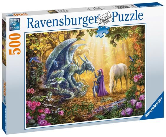 puzzle Ravensburger 500 dílků - Drak 165803