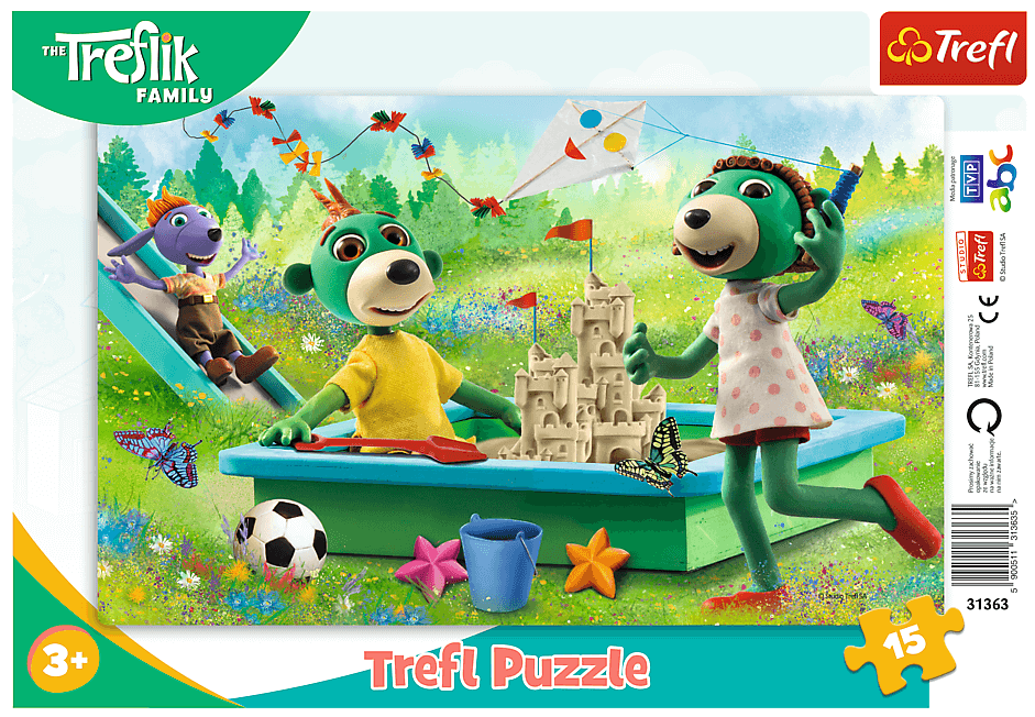 Puzzle Trefl v rámečku ( rámkové ) - Treflíci 31363