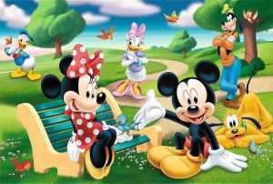 Trefl Puzzle Maxi 24 dílků - Mickey Mouse - s přáteli 14344