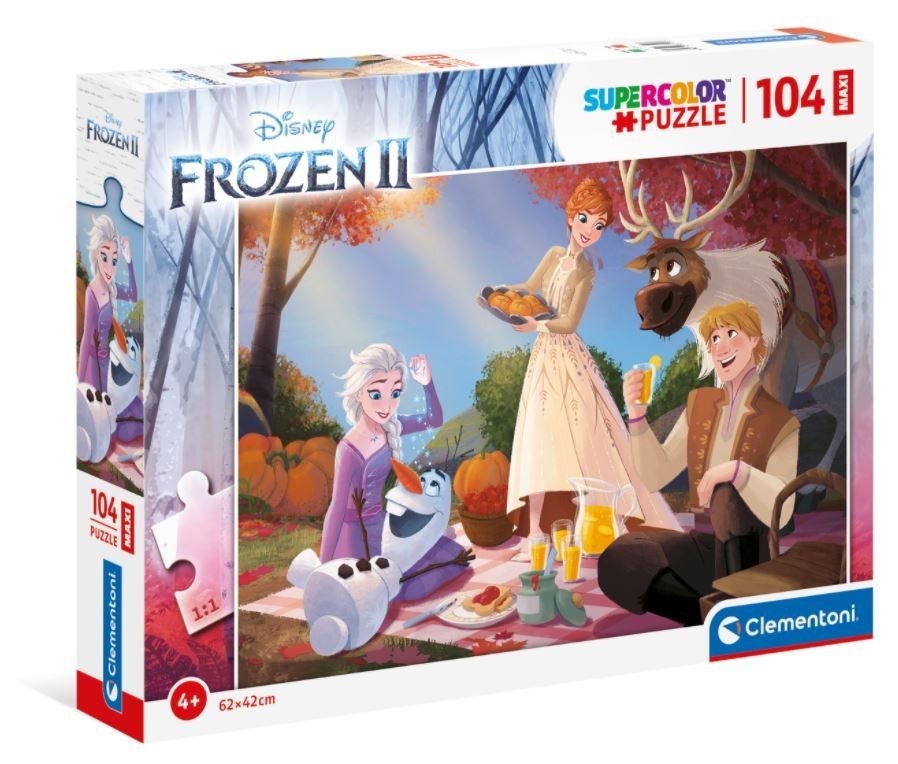 Clementoni puzzle 104 dílků MAXI - Frozen II 23757