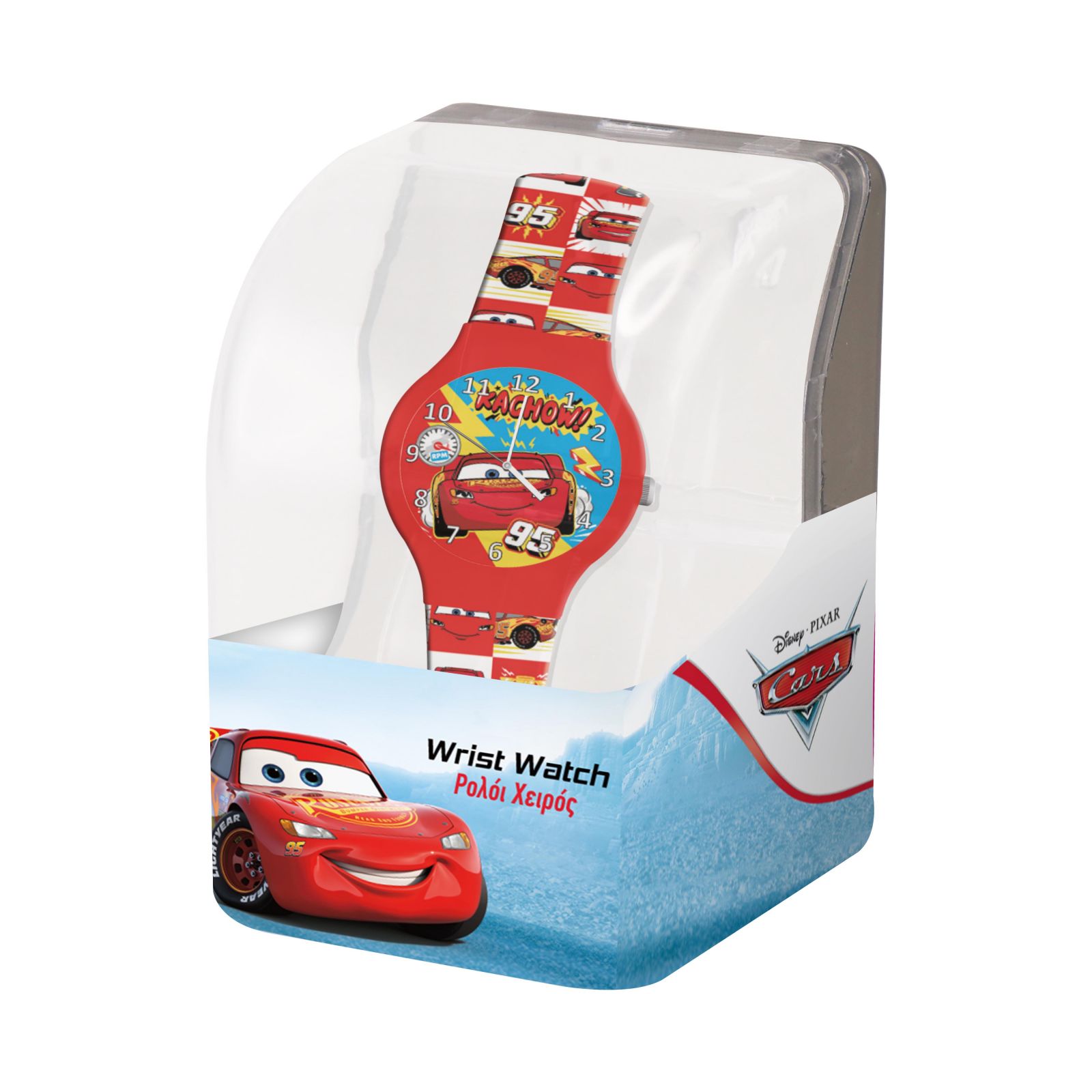 Dětské hodinky - analogové v luxusní ozdobné krabičce - Cars Diakakis
