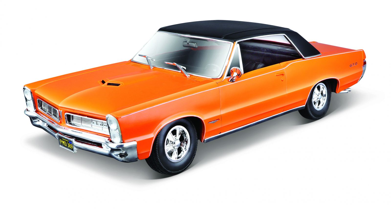 Maisto 1:18 Pontiac GTO 1965 - oranžová barva