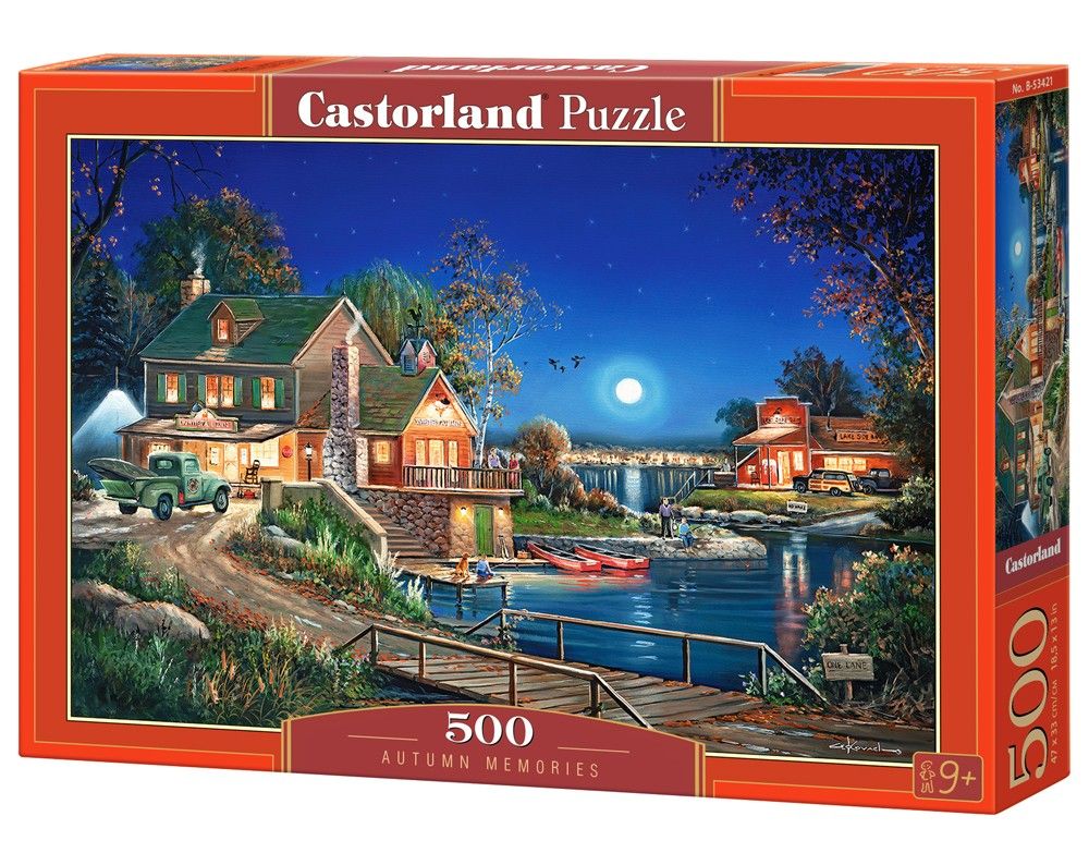 Puzzle Castorland 500 dílků - Podzimní vzpomínky 53421