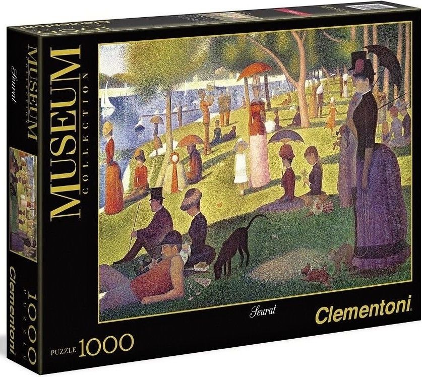 Puzzle Clementoni 1000 dílků - G.Seurat - Nedělní odpoledne na La Grande Jatte 39613