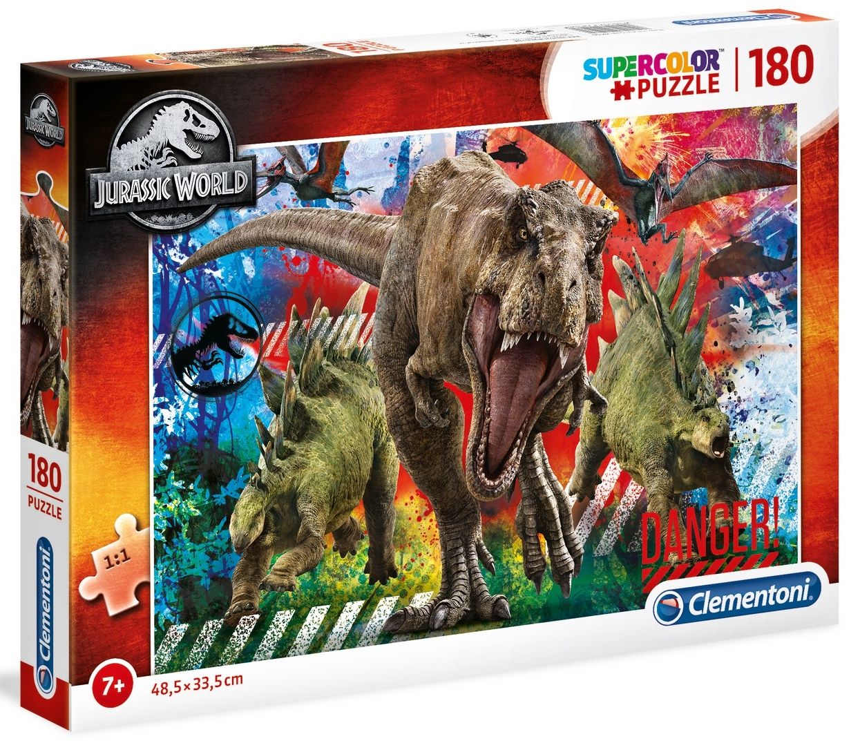 Puzzle Clementoni 180 dílků - Jurassic World 29106