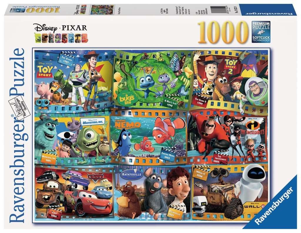 Puzzle Ravensburger 1000 dílků - Filmový pás - Disney Pixar 192229