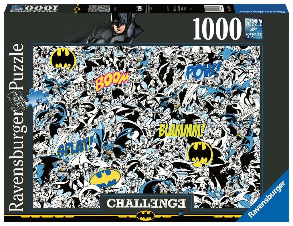 Puzzle Ravensburger 1000 dílků - Výzva - Batman 165131