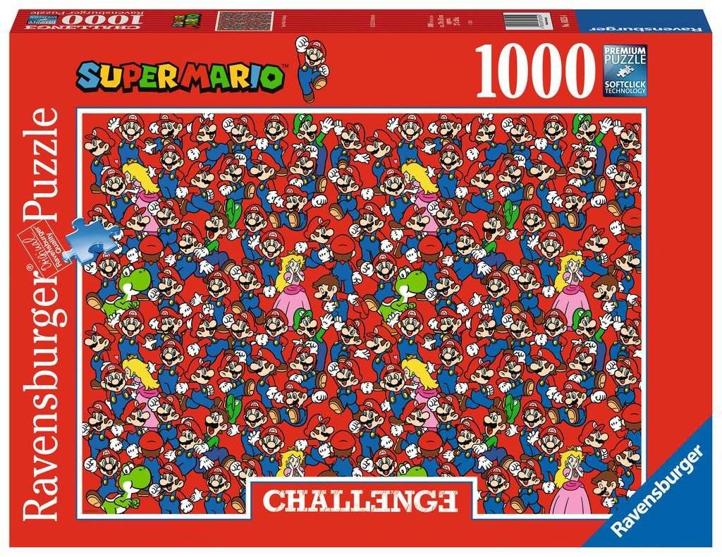 Puzzle Ravensburger 1000 dílků - Výzva - Super Mario Bros 165254