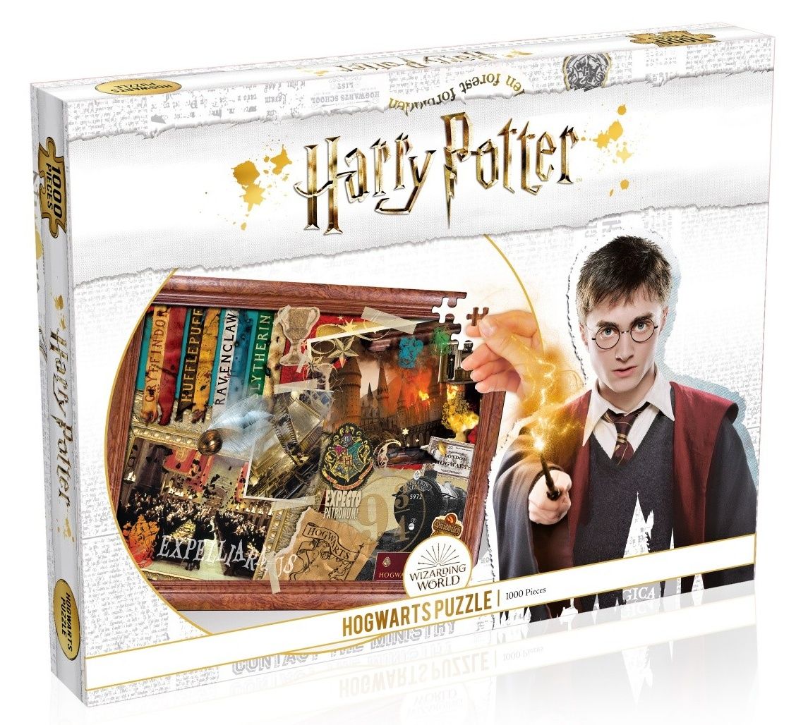 Winning Moves - puzzle 1000 dílků - Harry Potter - Bradavice 39581