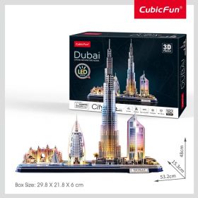 3D puzzle CubicFun CityLine - LED - Dubaj 182 dílků Cubic Fun